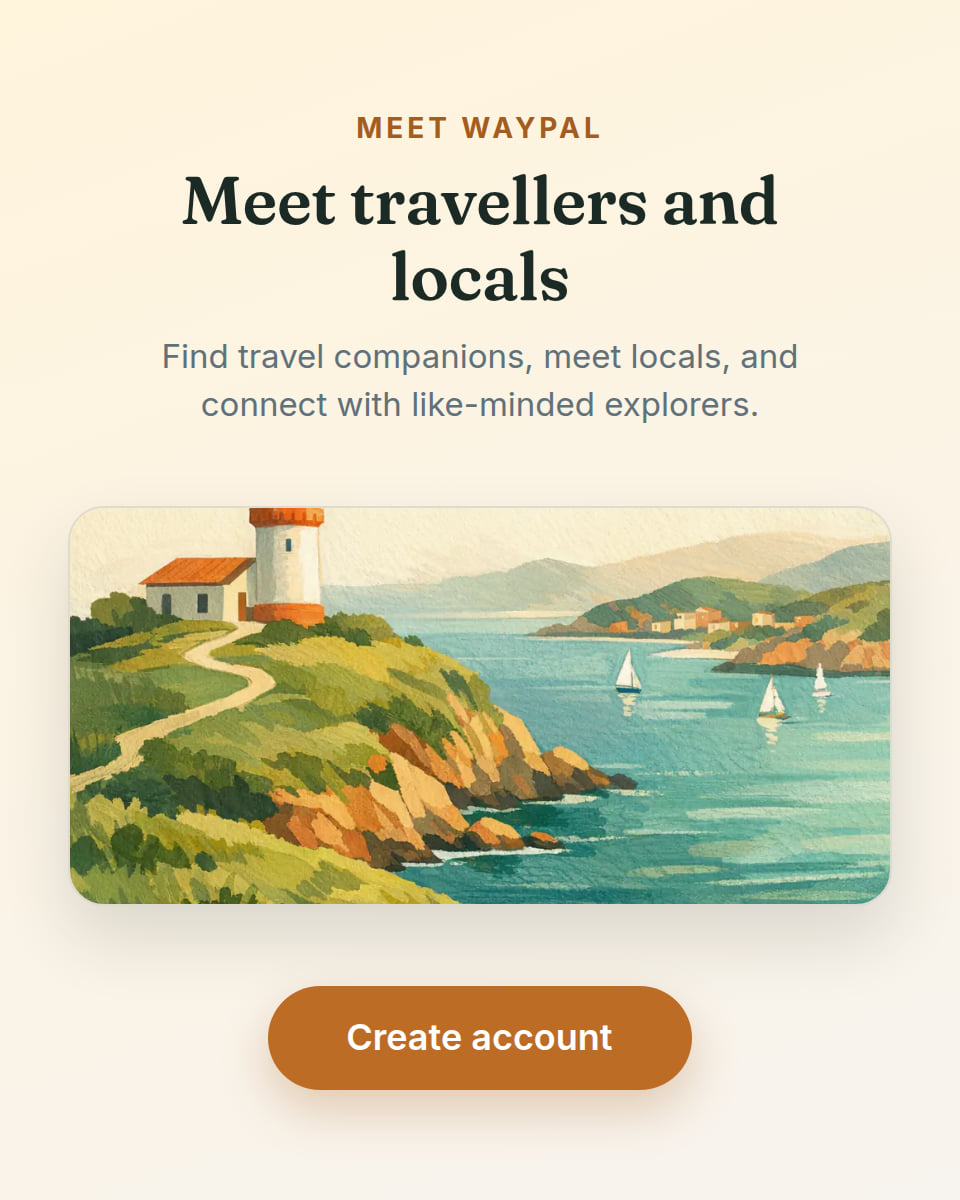 Meet Waypal — find travel companions and local guides